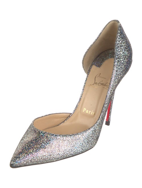 Christian Louboutin Suede D'Orsay Pumps