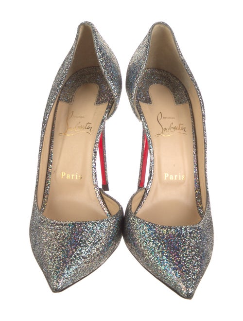 Christian Louboutin Suede D'Orsay Pumps