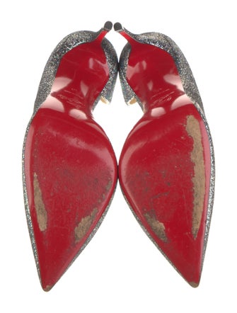 Christian Louboutin Suede D'Orsay Pumps