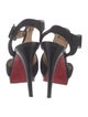 Christian Louboutin Suede T-Strap Pumps
