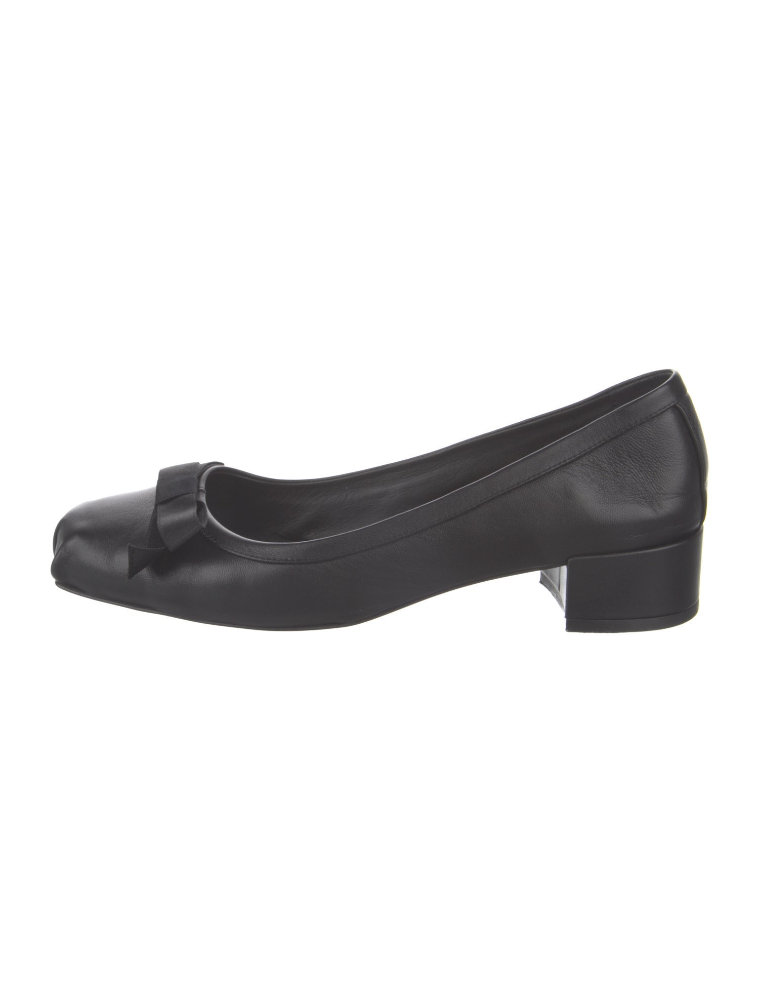 Christian Louboutin Spike Accents Leather Pumps