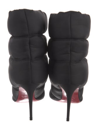 Christian Louboutin Nylon Lace-Up Boots