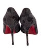 Christian Louboutin Wool Printed Pumps