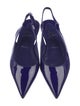 Christian Louboutin Patent Leather Slingback Flats