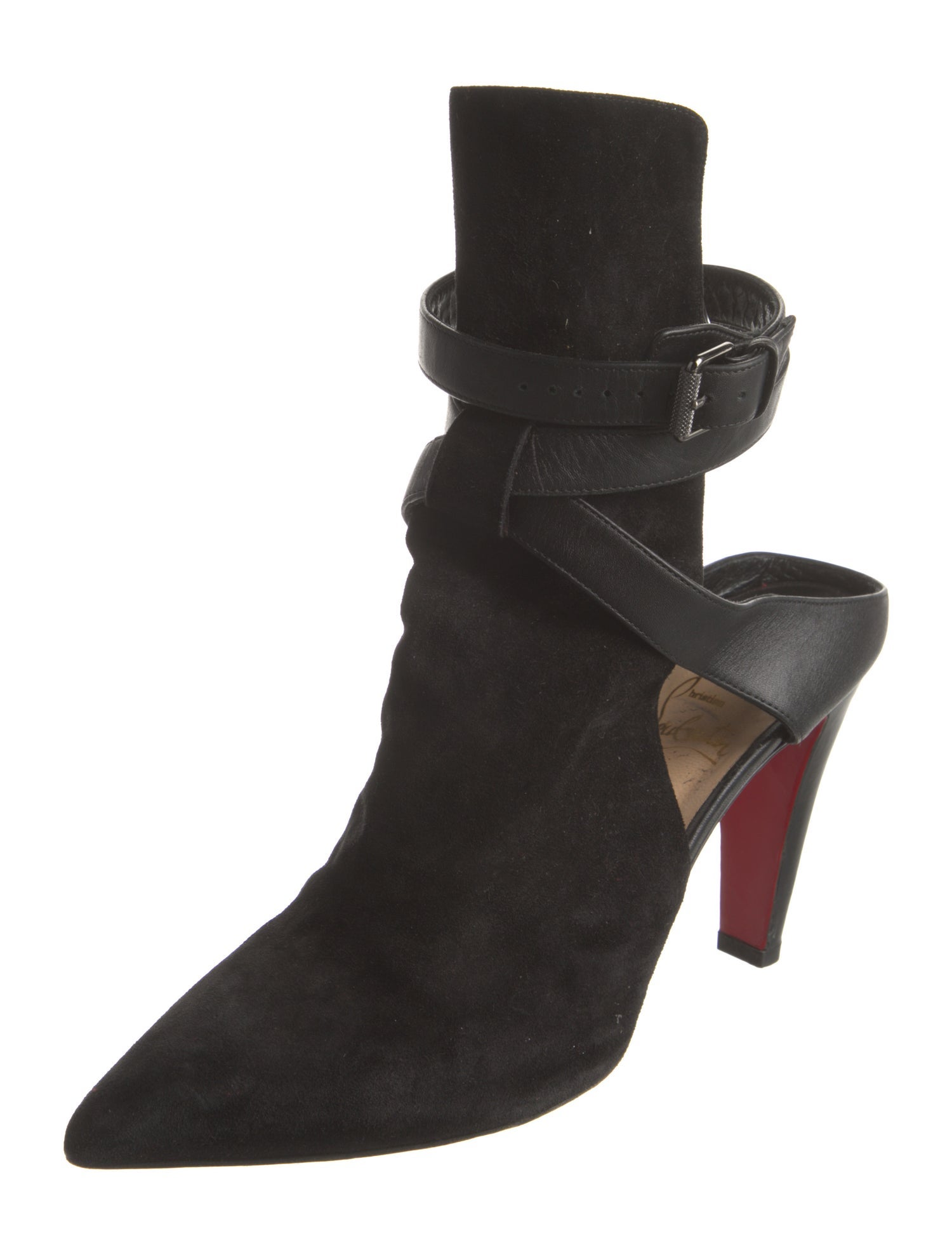 Christian Louboutin Suede Slingback Pumps