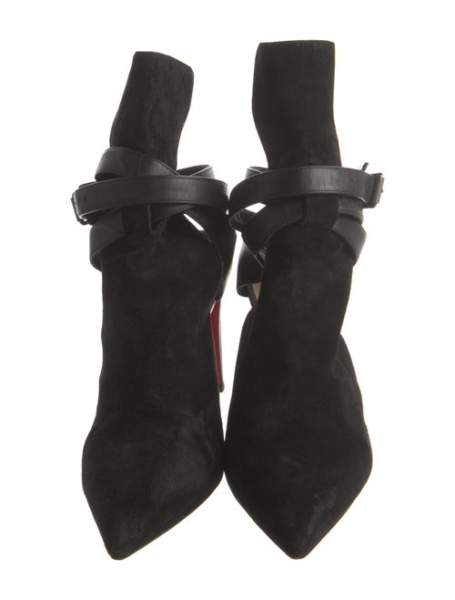 Christian Louboutin Suede Slingback Pumps