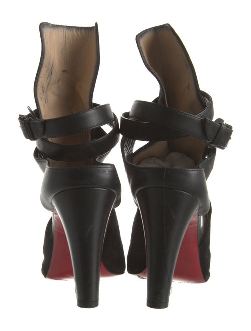 Christian Louboutin Suede Slingback Pumps