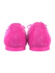 Christian Louboutin Suede Bow Accents Ballet Flats