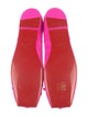 Christian Louboutin Suede Bow Accents Ballet Flats