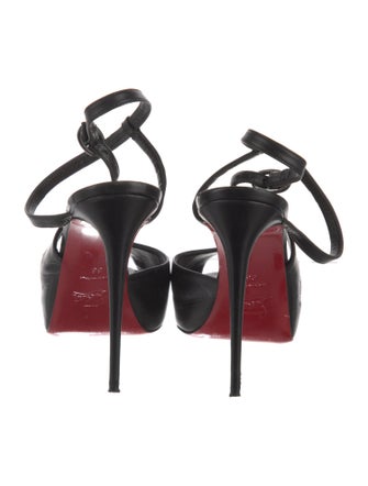Christian Louboutin Leather Slingback Pumps