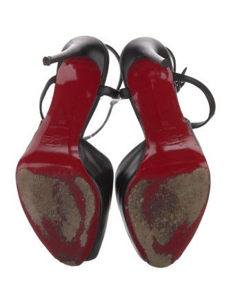 Christian Louboutin Leather Slingback Pumps
