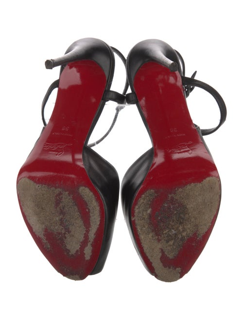 Christian Louboutin Leather Slingback Pumps
