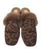 Christian Louboutin Ponyhair Animal Print Mules
