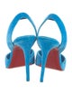 Christian Louboutin Velvet Slingback Pumps