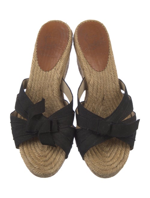 Christian Louboutin Bow Accents Espadrilles