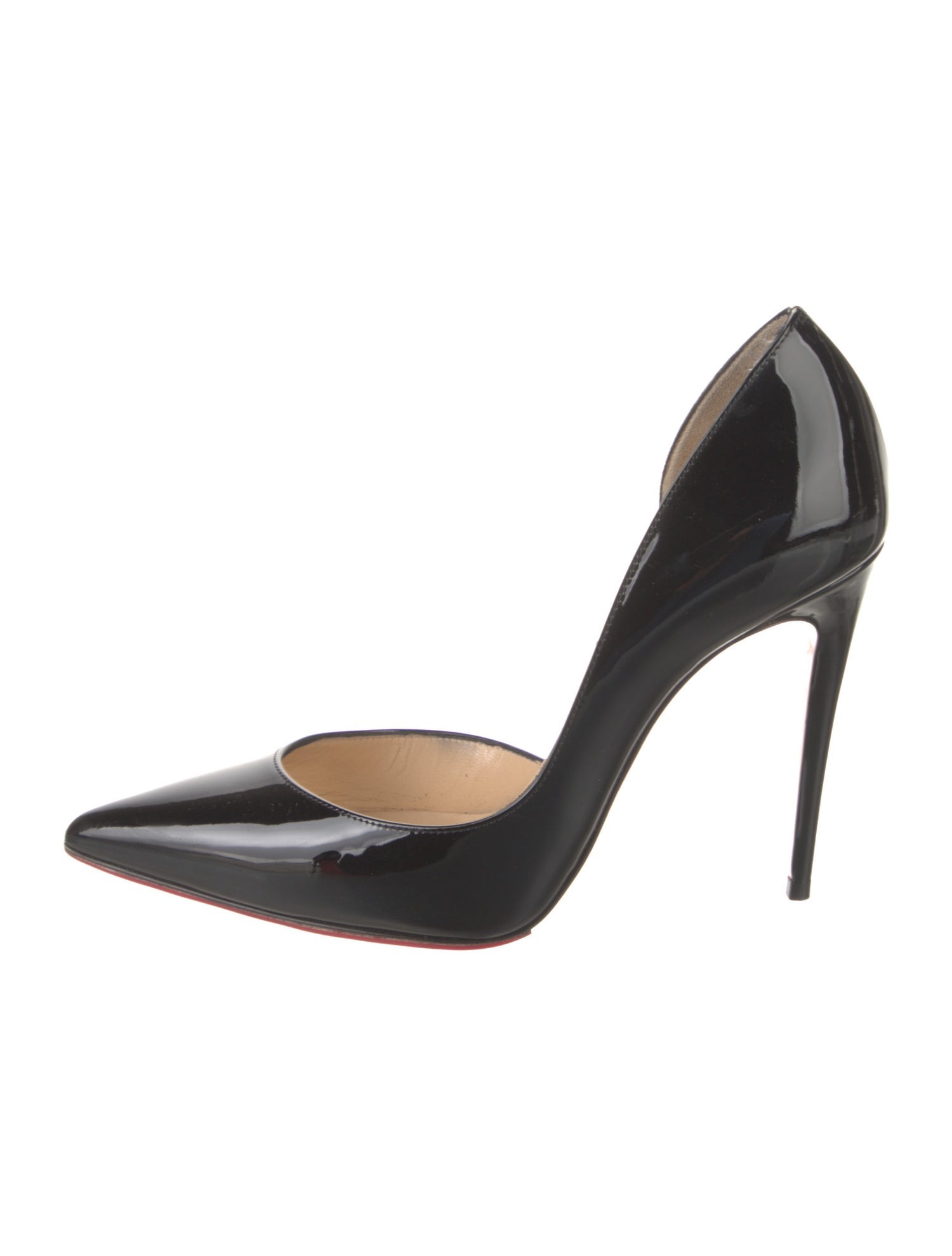 Christian Louboutin Patent Leather D'Orsay Pumps