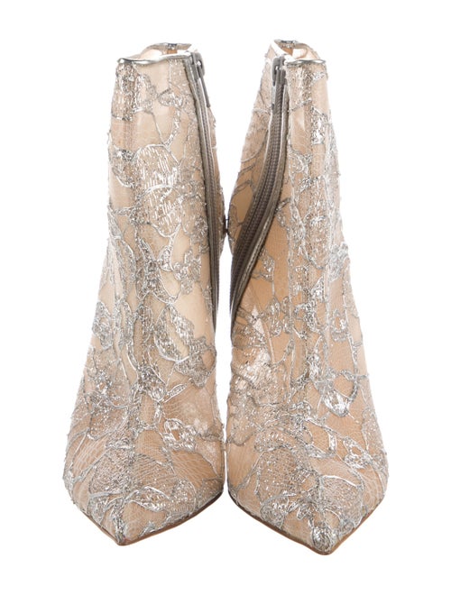 Christian Louboutin Lace Lace Pattern Boots