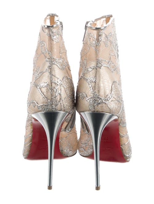 Christian Louboutin Lace Lace Pattern Boots