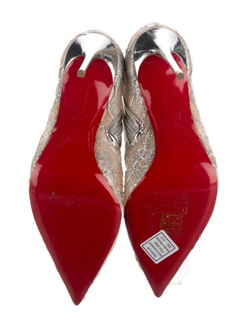 Christian Louboutin Lace Lace Pattern Boots