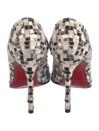 Christian Louboutin Sequins Patterned Pumps