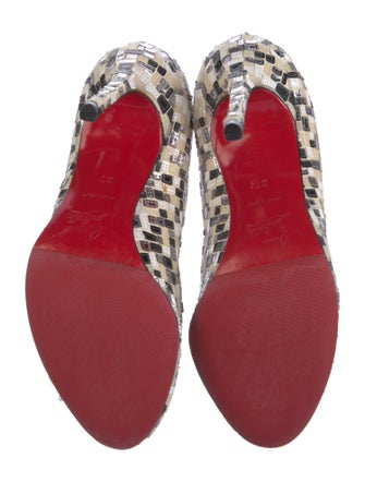 Christian Louboutin Sequins Patterned Pumps