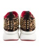 Christian Louboutin Spike Accents Printed Sock Sneakers
