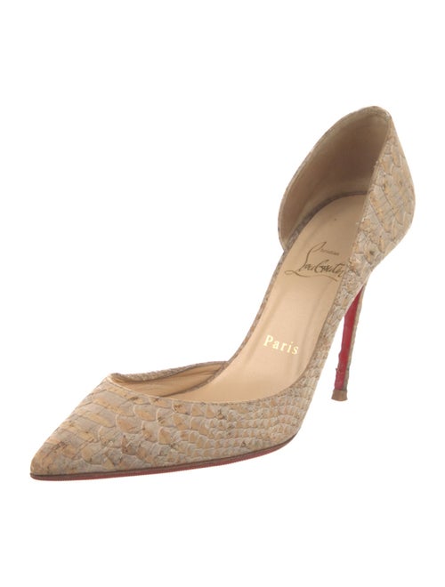 Christian Louboutin Animal Print D'Orsay Pumps