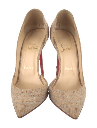 Christian Louboutin Animal Print D'Orsay Pumps