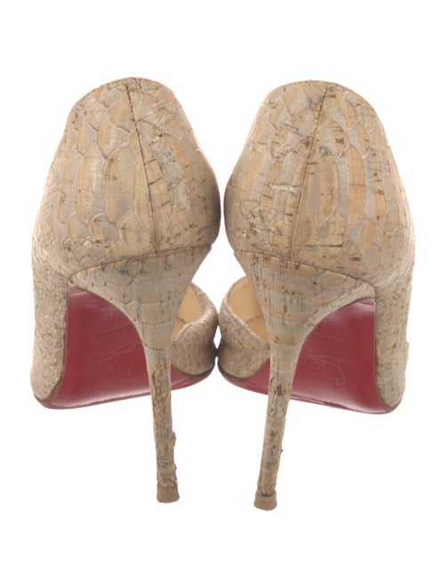 Christian Louboutin Animal Print D'Orsay Pumps