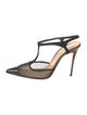 Christian Louboutin Mesh T-Strap Pumps