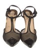 Christian Louboutin Mesh T-Strap Pumps