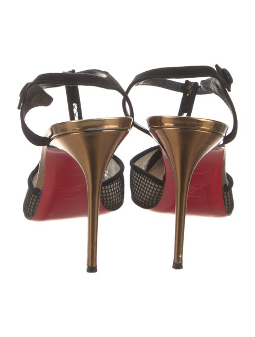 Christian Louboutin Mesh T-Strap Pumps