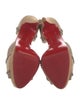 Christian Louboutin Suede Studded Accents D'Orsay Pumps