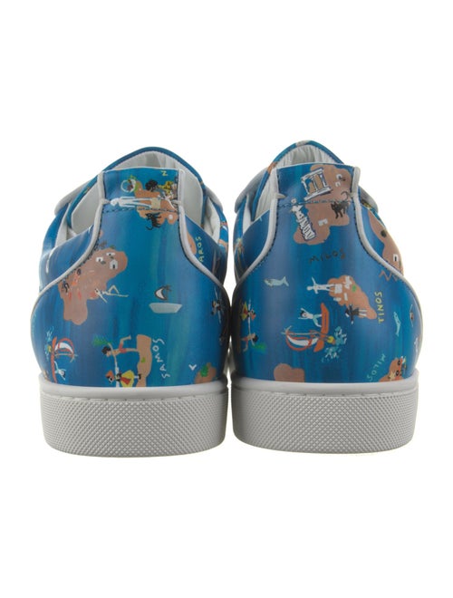 Christian Louboutin Leather Printed Sneakers