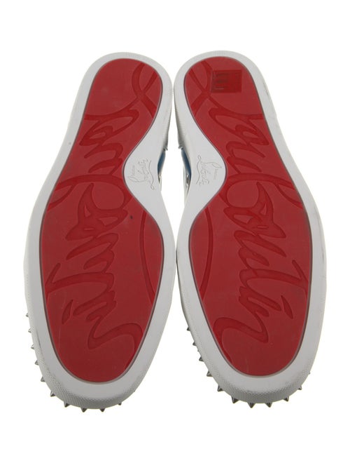 Christian Louboutin Leather Printed Sneakers