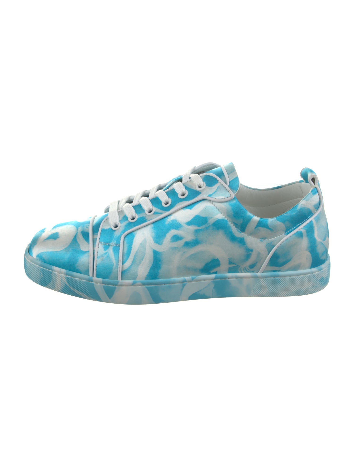 Christian Louboutin Leather Printed Sneakers
