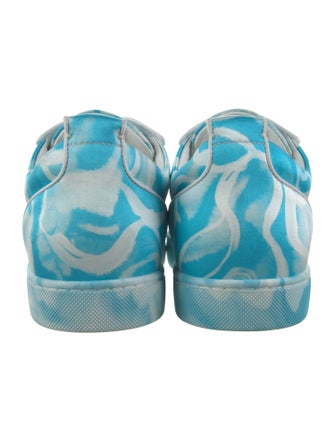 Christian Louboutin Leather Printed Sneakers