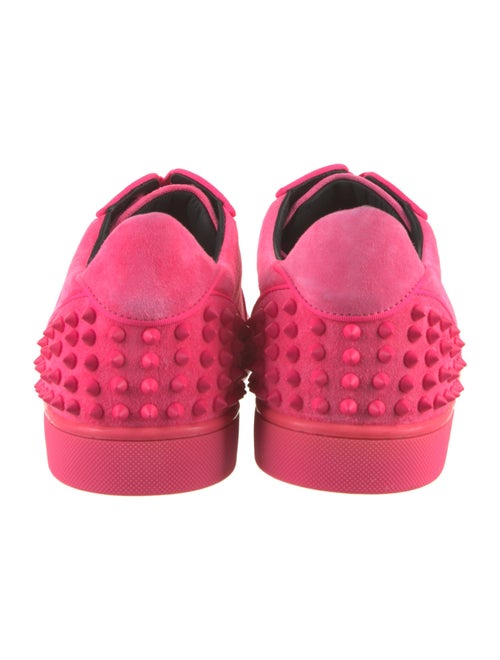 Christian Louboutin Suede Studded Accents Sneakers