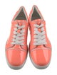 Christian Louboutin Patent Leather Printed Sneakers