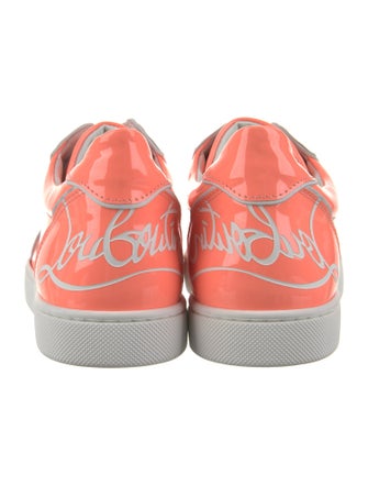 Christian Louboutin Patent Leather Printed Sneakers