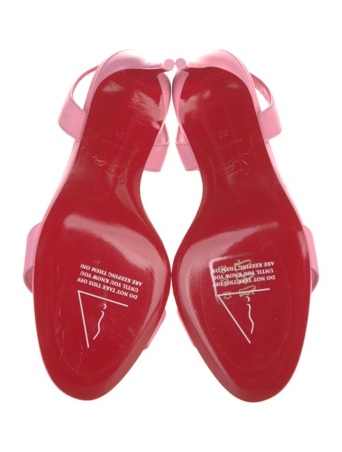 Christian Louboutin Leather Slingback Sandals