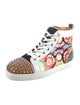 Christian Louboutin Patent Leather Printed Sneakers