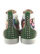 Christian Louboutin Patent Leather Printed Sneakers