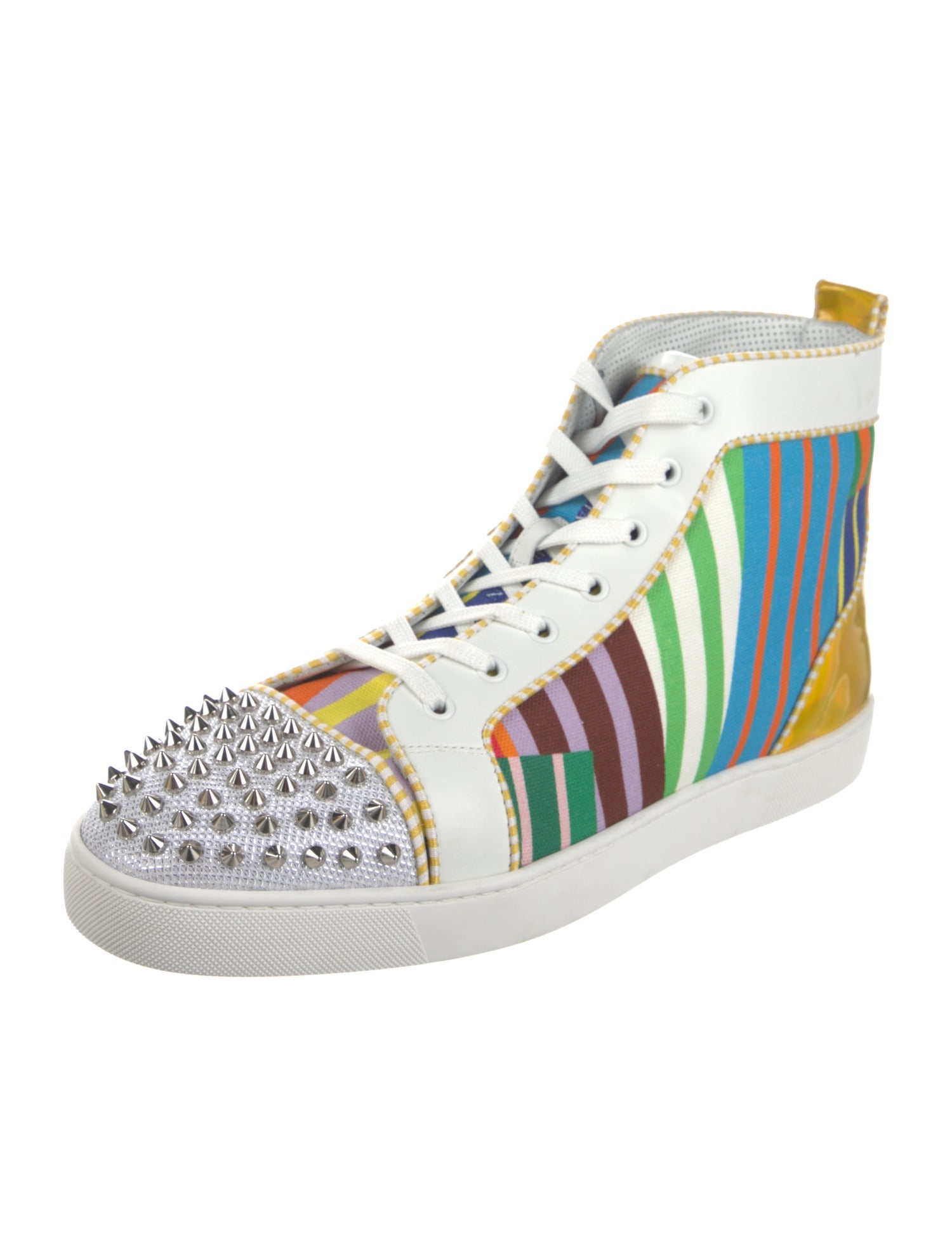 Christian Louboutin Canvas Printed Sneakers