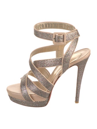 Christian Louboutin Glitter Sandals