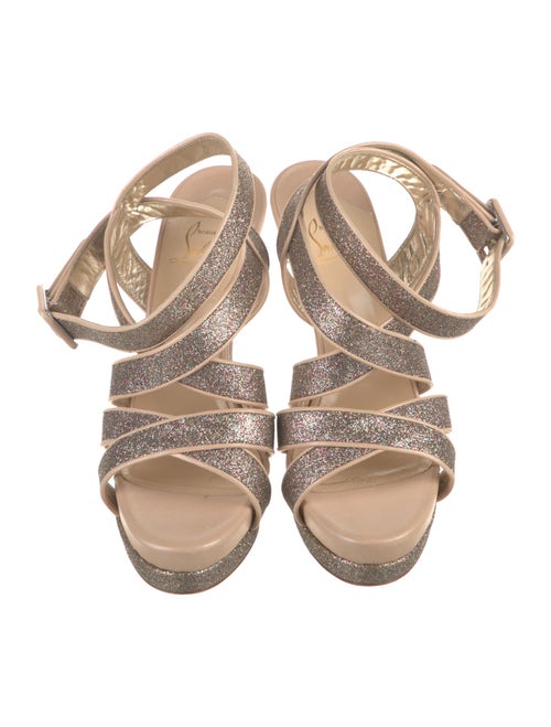 Christian Louboutin Glitter Sandals