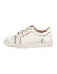 Christian Louboutin Spike Accents Leather Sneakers
