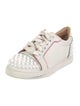 Christian Louboutin Spike Accents Leather Sneakers