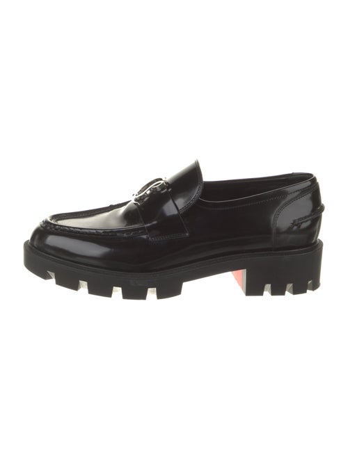 Christian Louboutin Signature Logo Leather Loafers