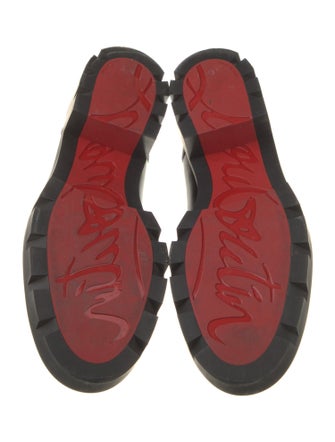 Christian Louboutin Signature Logo Leather Loafers